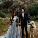Baby Animals and a Blue Gown are Just the Beginning of This Gorgeous Rustic Wedding Inspiration Shoot