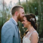 Navy Blue Phoenix Wedding Among the Cacti
