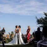 Sunny Barcelona Xalet de Nin Wedding with Tropical Florals